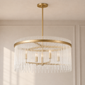 24-inch four-light chandelier shown from the front