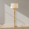Jefferson Heights turned oak floor light shown from the front