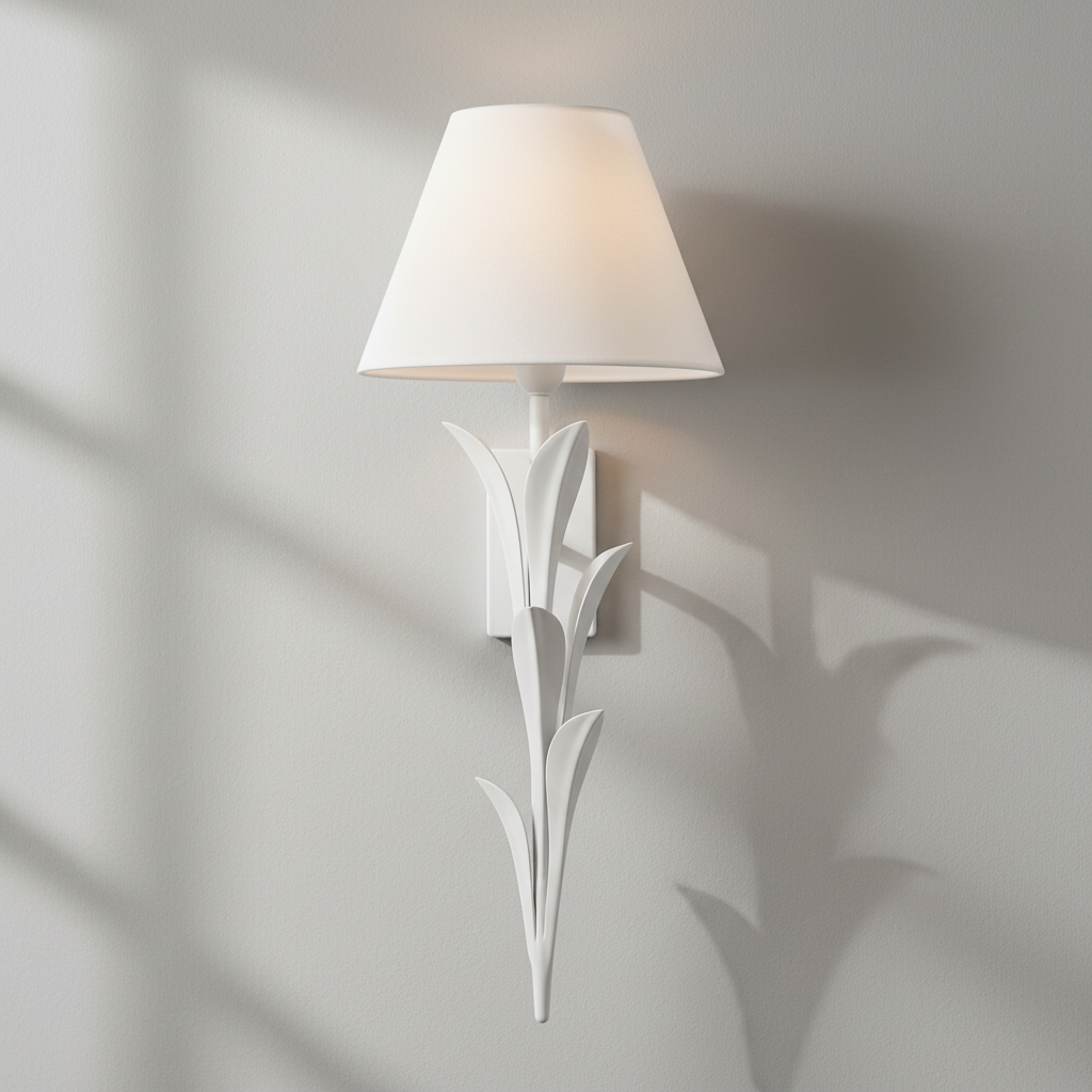 Visual Comfort Provenz tail wall sconce shown from the front